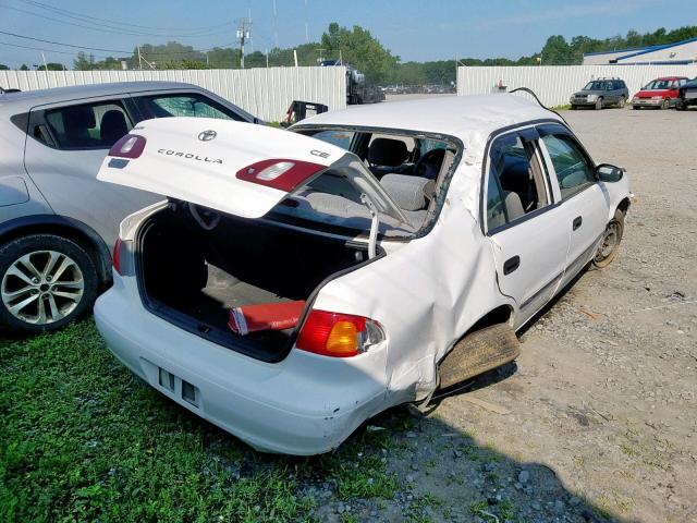 2T1BR12E5YC377115 - 2000 TOYOTA COROLLA VE WHITE photo 4