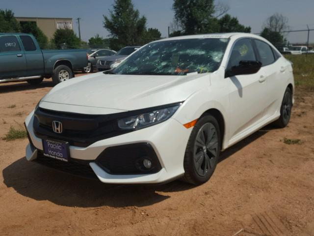 SHHFK7H76JU420300 - 2018 HONDA CIVIC EXL WHITE photo 2