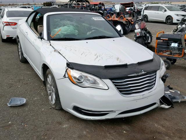 1C3BCBEBXDN511766 - 2013 CHRYSLER 200 TOURIN WHITE photo 1