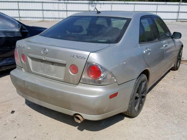 JTHBD182610029527 - 2001 LEXUS IS 300 SILVER photo 4