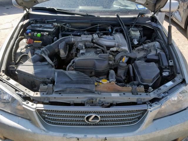 JTHBD182610029527 - 2001 LEXUS IS 300 SILVER photo 7