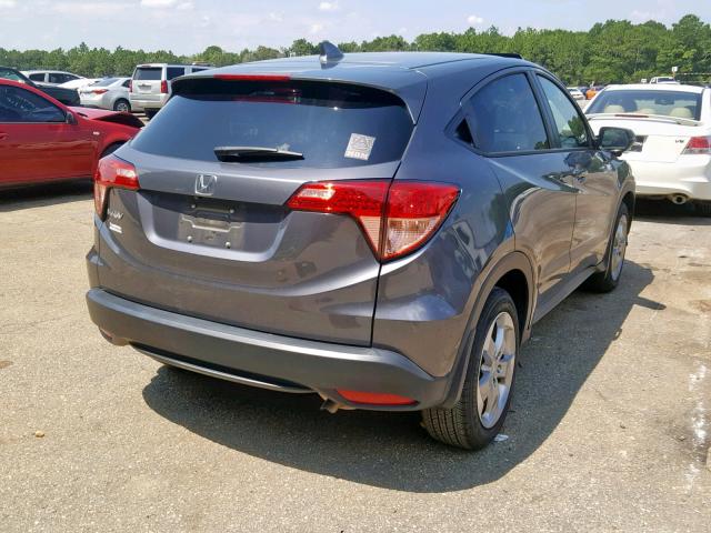 3CZRU5H51HM701528 - 2017 HONDA HR-V EX GRAY photo 4