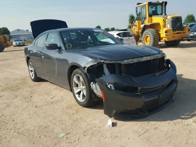 2C3CDXHG4GH250900 - 2016 DODGE CHARGER SX GRAY photo 1