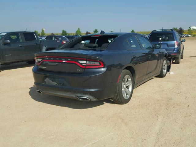 2C3CDXHG4GH250900 - 2016 DODGE CHARGER SX GRAY photo 4