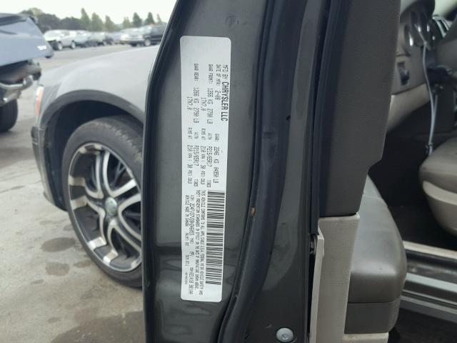 2D4FV37V28H246055 - 2008 DODGE MAGNUM SXT GRAY photo 10