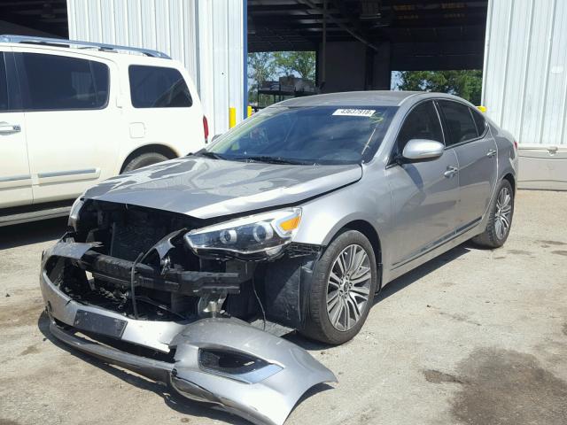 KNALN4D73E5145568 - 2014 KIA CADENZA PR SILVER photo 2