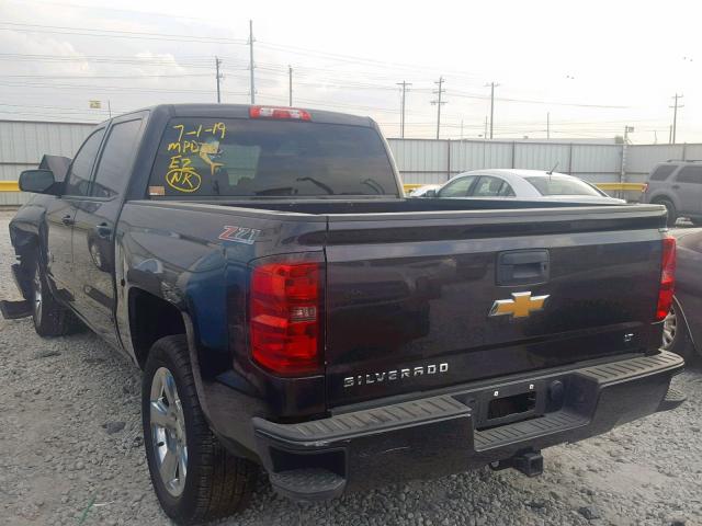 3GCUKREC3GG190384 - 2016 CHEVROLET SILVERADO GRAY photo 3