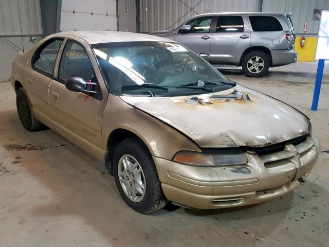 1B3EJ46X0YN256086 - 2000 DODGE STRATUS SE TAN photo 1