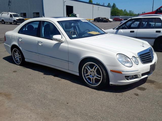 WDBUF56X17B047584 - 2007 MERCEDES-BENZ E 350 WHITE photo 1