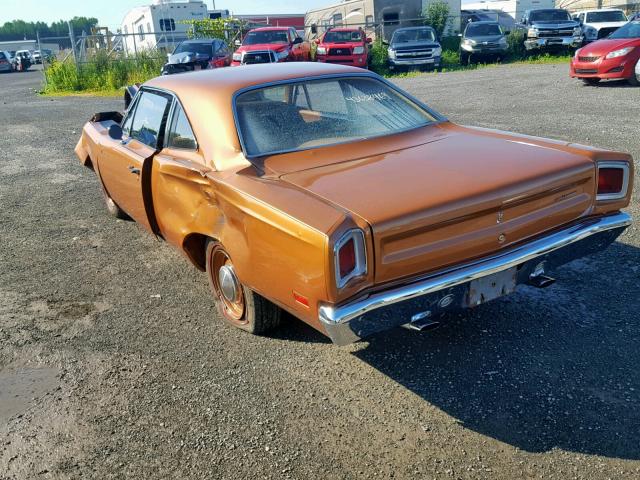 RM21H9A116829 - 1969 PLYMOUTH ROADRUNNER BROWN photo 3