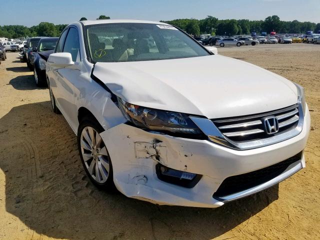 1HGCR2F88FA012624 - 2015 HONDA ACCORD EXL WHITE photo 1