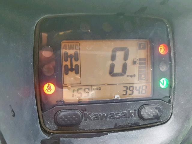 JKBRFCC12EB502053 - 2014 KAWASAKI KRF800 C GREEN photo 8