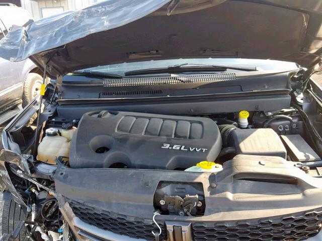 3C4PDDEG7FT585610 - 2015 DODGE JOURNEY R/ GRAY photo 7