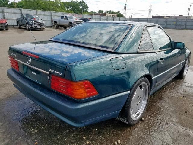 WDBFA67E5RF096387 - 1994 MERCEDES-BENZ SL 500 GREEN photo 4