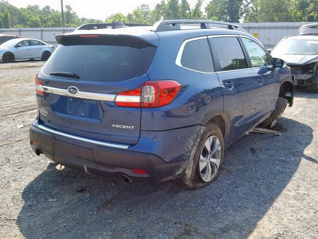 4S4WMAFD5K3402656 - 2019 SUBARU ASCENT PRE BLUE photo 4