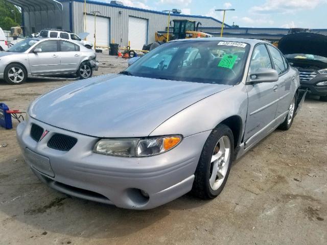1G2WP52K5YF137188 - 2000 PONTIAC GRAND PRIX SILVER photo 2