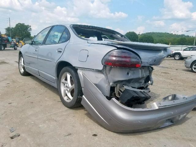 1G2WP52K5YF137188 - 2000 PONTIAC GRAND PRIX SILVER photo 3