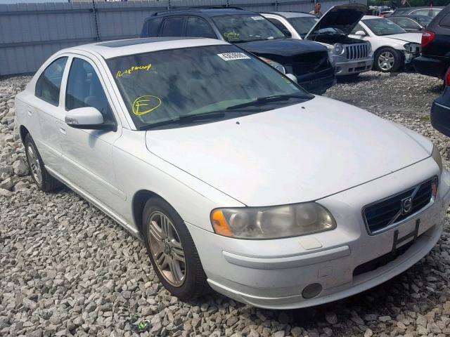 YV1RS592672641729 - 2007 VOLVO S60 2.5T WHITE photo 1