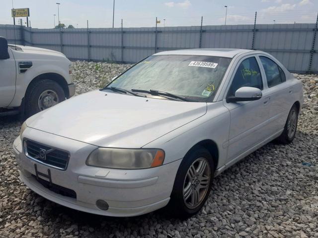 YV1RS592672641729 - 2007 VOLVO S60 2.5T WHITE photo 2