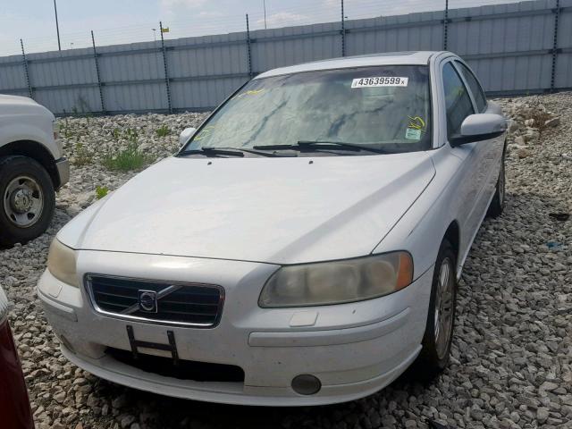 YV1RS592672641729 - 2007 VOLVO S60 2.5T WHITE photo 9