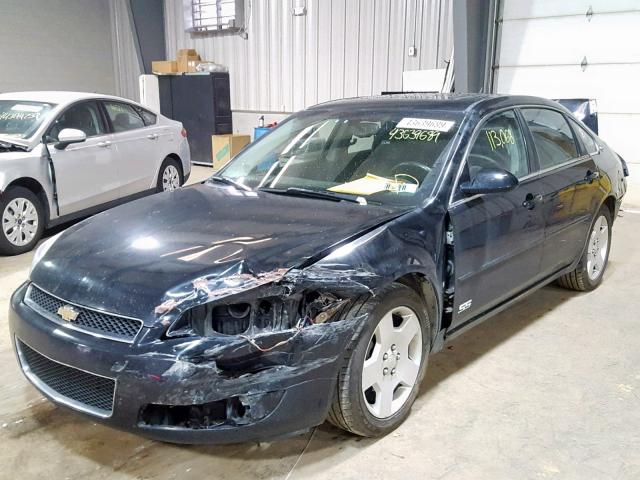 2G1WD58C779305076 - 2007 CHEVROLET IMPALA SUP შავი ფოტო 2