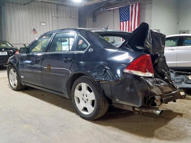2G1WD58C779305076 - 2007 CHEVROLET IMPALA SUP შავი ფოტო 3