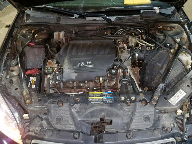 2G1WD58C779305076 - 2007 CHEVROLET IMPALA SUP შავი ფოტო 7