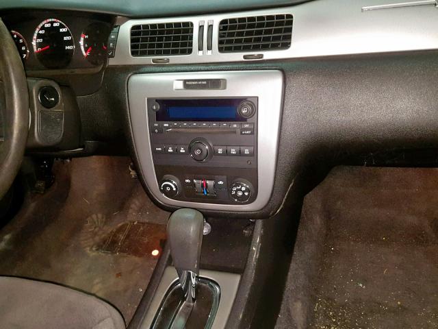 2G1WD58C779305076 - 2007 CHEVROLET IMPALA SUP შავი ფოტო 9
