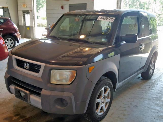 5J6YH28253L006094 - 2003 HONDA ELEMENT DX BLACK photo 2