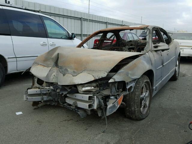 1G2WP52K4YF142656 - 2000 PONTIAC GRAND PRIX SILVER photo 2