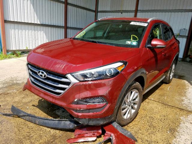 KM8J3CA41JU813741 - 2018 HYUNDAI TUCSON SEL RED photo 2