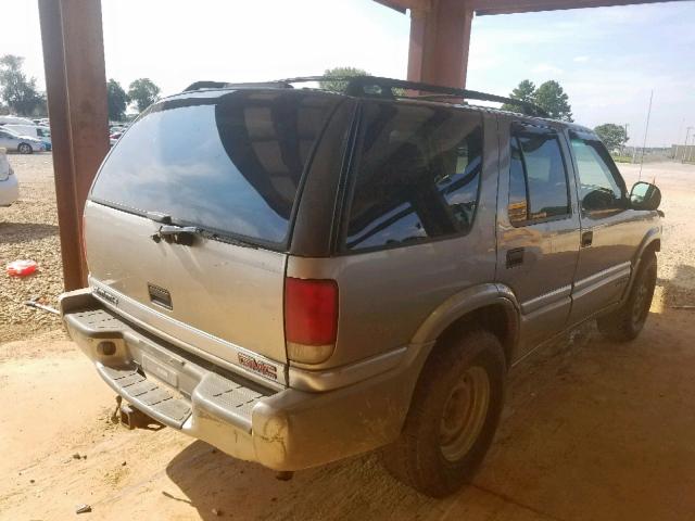 1GKDT13W0W2572525 - 1998 GMC ENVOY GRAY photo 4