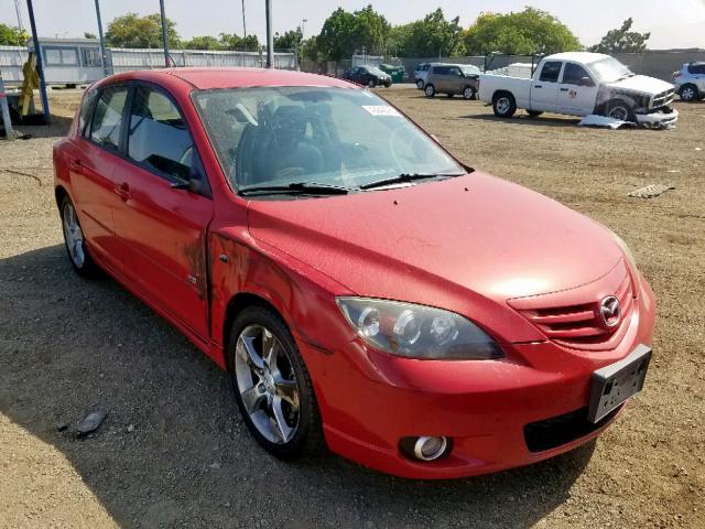 JM1BK144061507893 - 2006 MAZDA 3 HATCHBAC RED photo 1