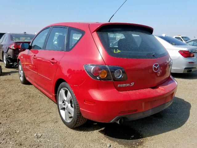 JM1BK144061507893 - 2006 MAZDA 3 HATCHBAC RED photo 3