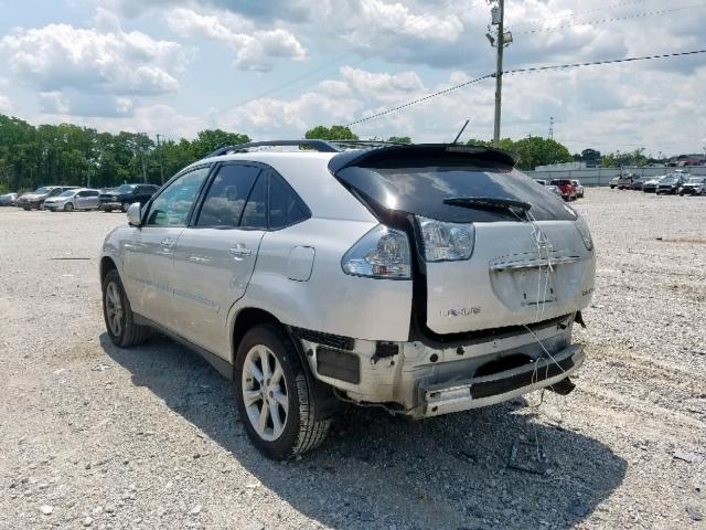 2T2HK31U38C064367 - 2008 LEXUS RX 350 SILVER photo 3