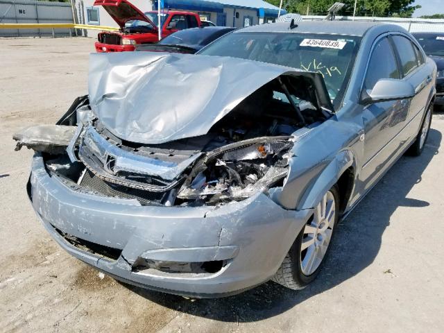 1G8ZS57N68F131162 - 2008 SATURN AURA XE BLUE photo 2