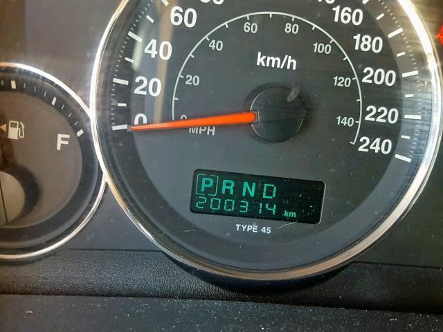 1J8HG58287C575076 - 2007 JEEP COMMANDER BURGUNDY photo 8