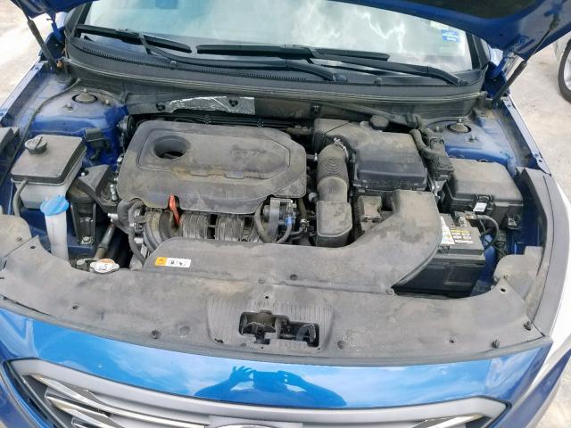 5NPE34AF3HH525429 - 2017 HYUNDAI SONATA SPO BLUE photo 7