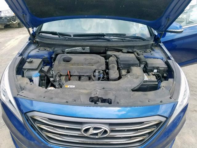 5NPE34AF3HH525429 - 2017 HYUNDAI SONATA SPO BLUE photo 8