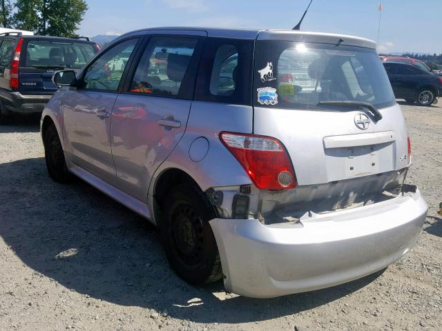 JTKKT624365015549 - 2006 TOYOTA SCION XA SILVER photo 3