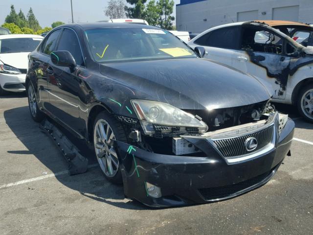 JTHBE262782013969 - 2008 LEXUS IS 350 BLACK photo 1