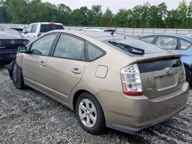 JTDKB20U963128679 - 2006 TOYOTA PRIUS TAN photo 3