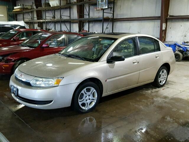1G8AJ52F24Z160165 - 2004 SATURN ION LEVEL GOLD photo 2
