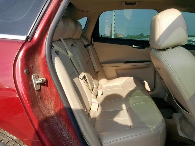 2G1WD58C179248941 - 2007 CHEVROLET IMPALA SUP RED photo 6