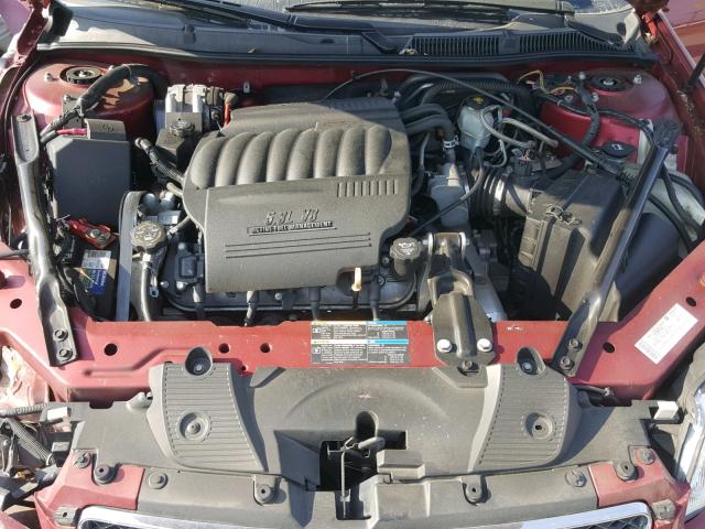 2G1WD58C179248941 - 2007 CHEVROLET IMPALA SUP RED photo 7