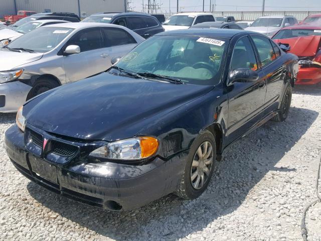1G2NE52E05M148005 - 2005 PONTIAC GRAND AM S BLACK photo 2