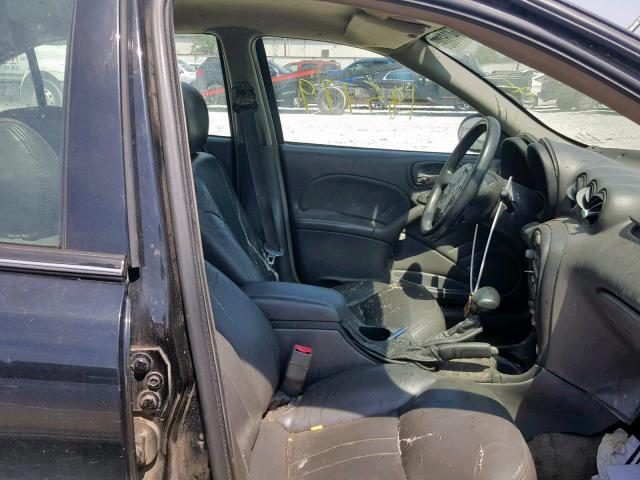 1G2NE52E05M148005 - 2005 PONTIAC GRAND AM S BLACK photo 5