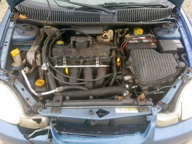 1B3ES56C62D608682 - 2002 DODGE NEON ES BLUE photo 7