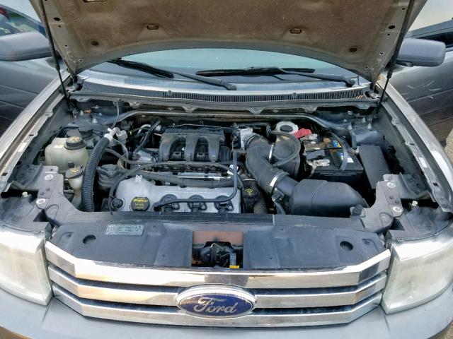 2FMGK5BC0ABA42905 - 2010 FORD FLEX SE GRAY photo 7