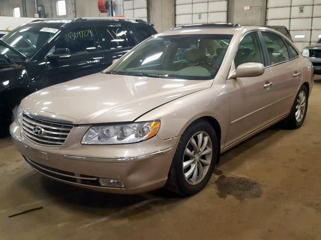 KMHFC46F36A128610 - 2006 HYUNDAI AZERA SE CREAM photo 2